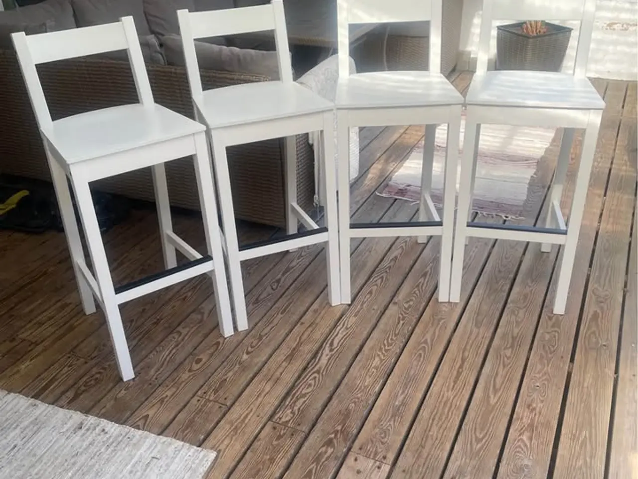 Billede 1 - Barstole - IKEA NORDVIKEN (4 stk. - kr. 600)