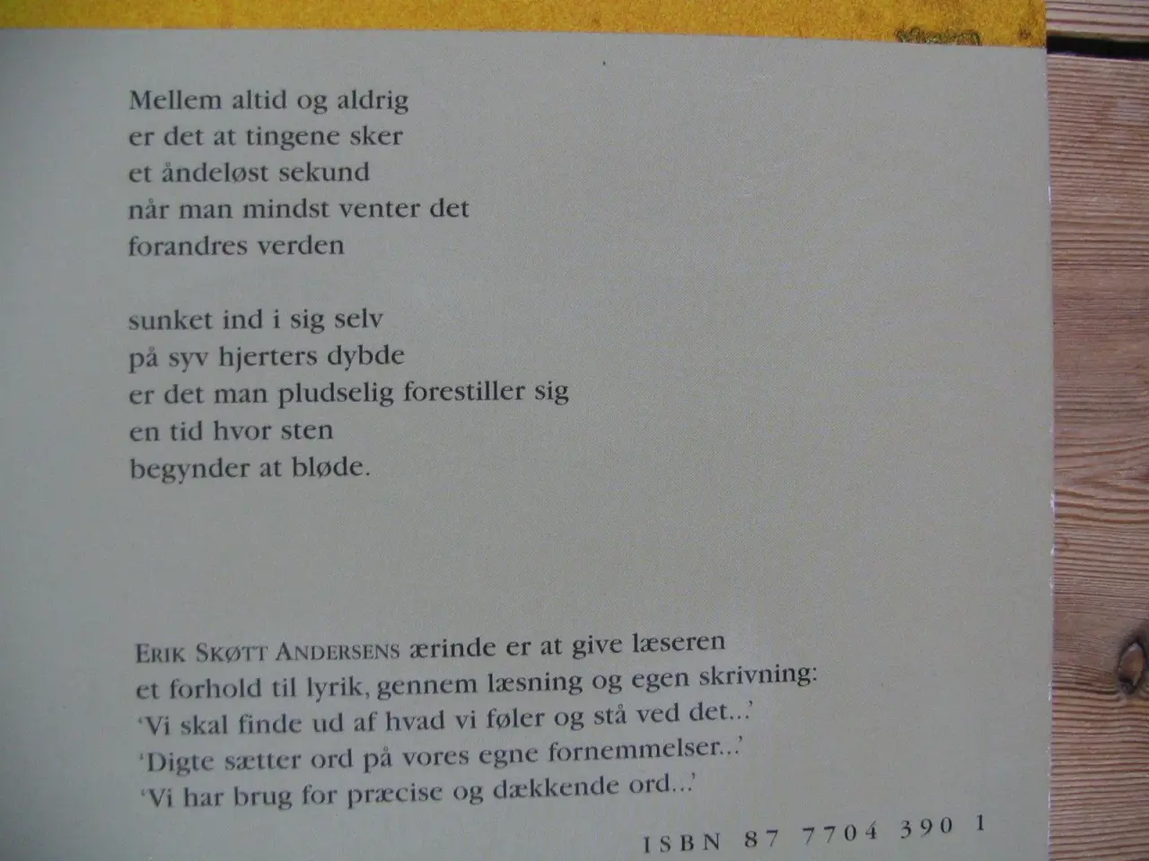 Billede 7 - På syv hjerters dybde Lyrik for voksne