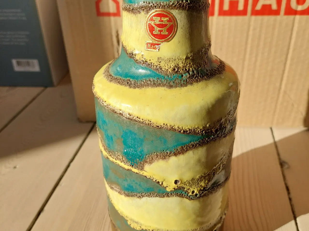 Billede 1 - Stor VEB Haldensleben vase – Flot DDR keramik