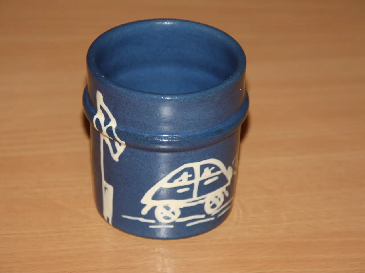 Billede 8 - Sorring Larvarefabrik kop samt skål diam. 17,5 cm