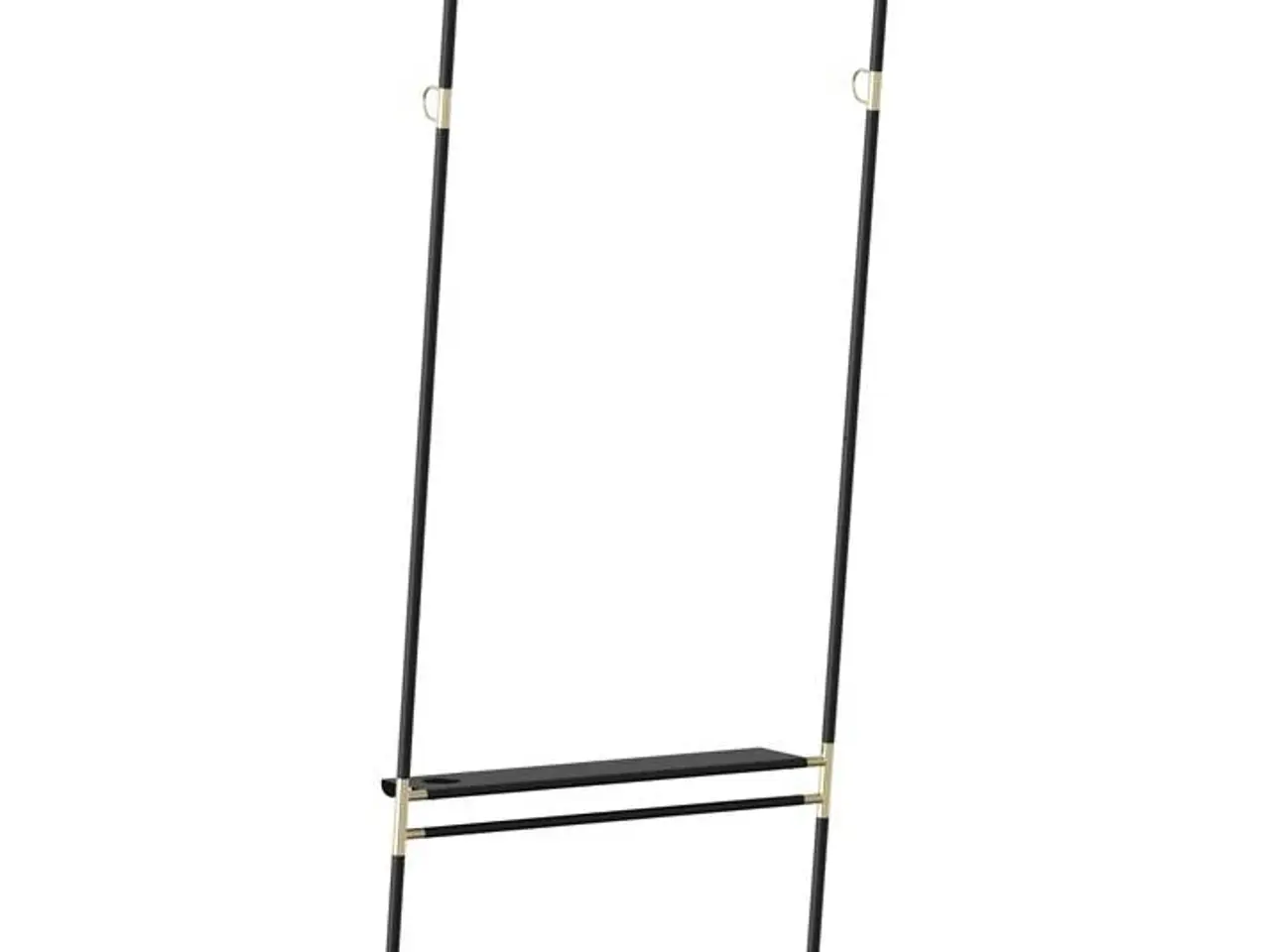 Billede 5 - Umage lean on med tøjstativ sort/messing(ubrugt)V2741