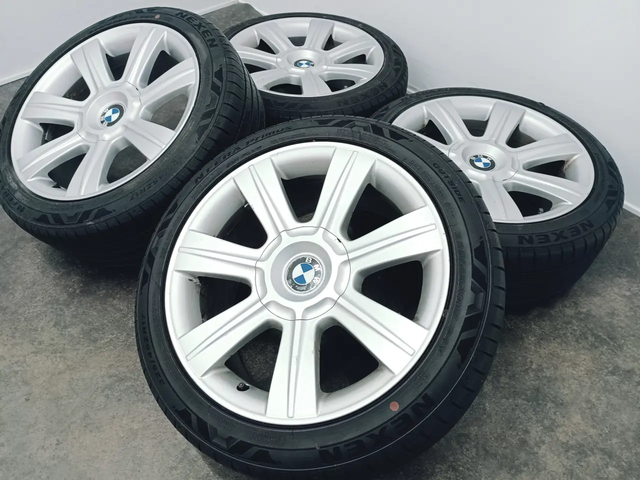 Billede 2 - 5x120 17" ET47 nav 72,6ø BMW style-96 sommersæt