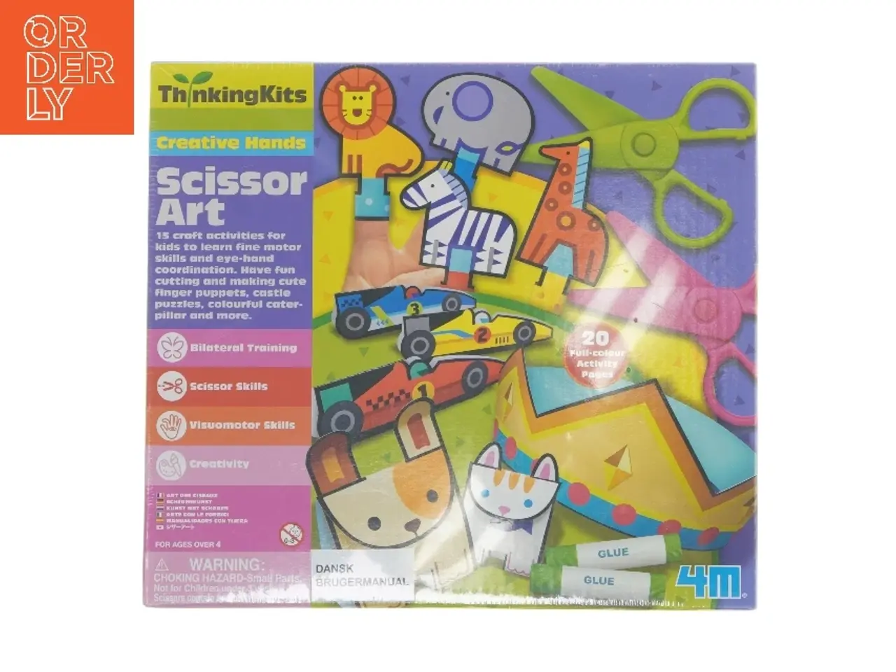 Billede 2 - Krea sæt med saks kit (str. 24x21,5 cm)