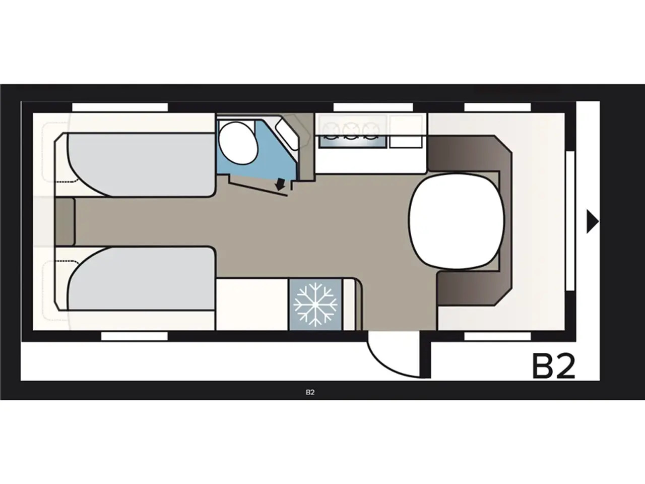 Billede 1 - 2022 - Kabe Estate 560 GLE KS 2022 Kabe Estate 560 GLE - Se den nu hos Camping-Specialisten.dk
