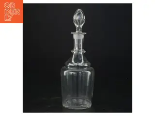 Glasdekoration med prop (str. 26 x 9 cm)