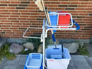 Rengøringsvogn, meget solid og god kvalitet
