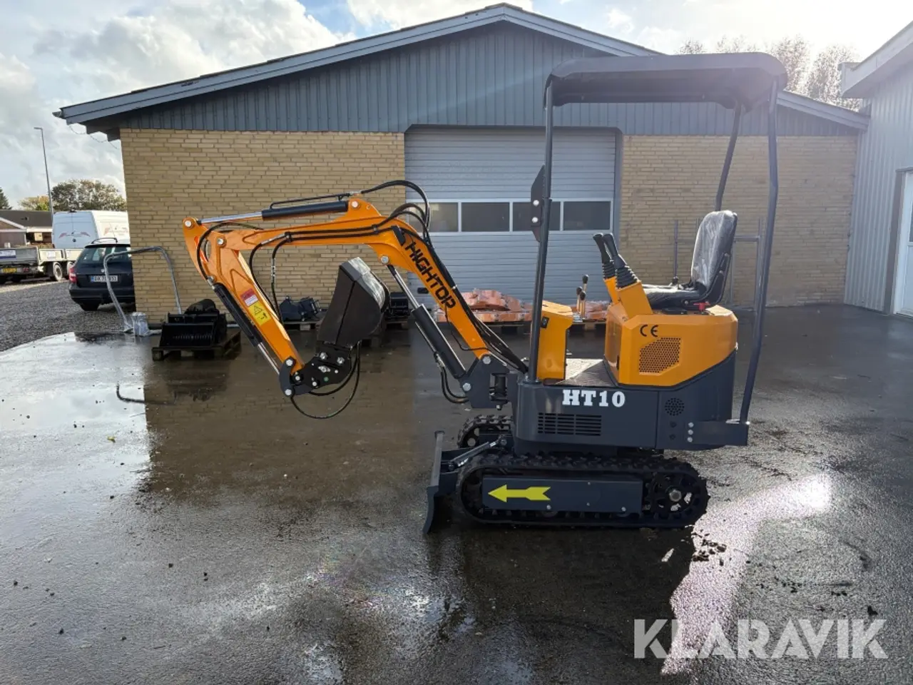 Billede 5 - Minigraver med redskabspakke Hightop HT10
