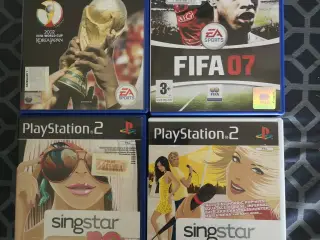 8 fede ps2 spil 40-80kr pr spil.