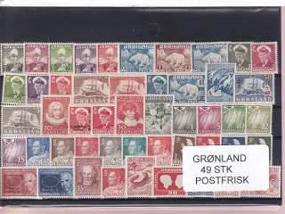 Grønland - 49 STK. - Postfrisk