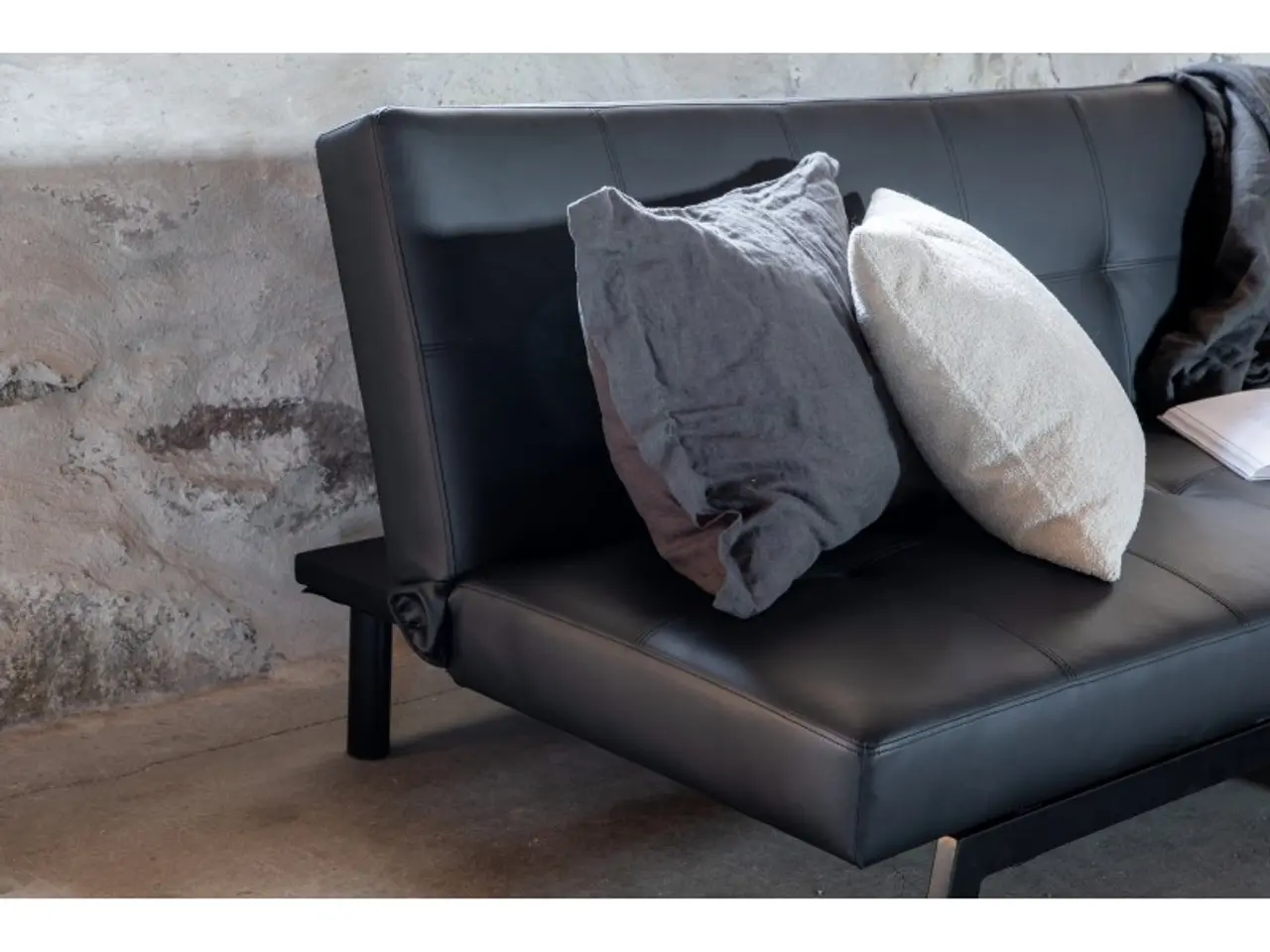 Billede 12 - Bodil Sovesofa - Sort PU