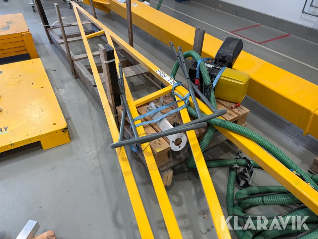 Billede 7 - Svingkran Alvac Søjlesvingkran med platform