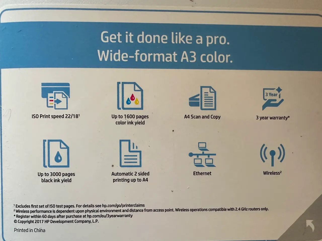 Billede 3 - Printer - HP 7720 A3/A4