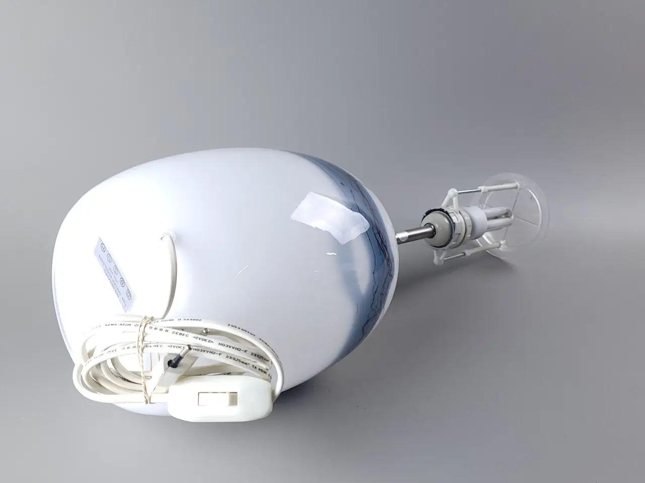 Billede 9 - ⭐️· Smuk Holmegaard Sakura Stor Oval Bordlampe