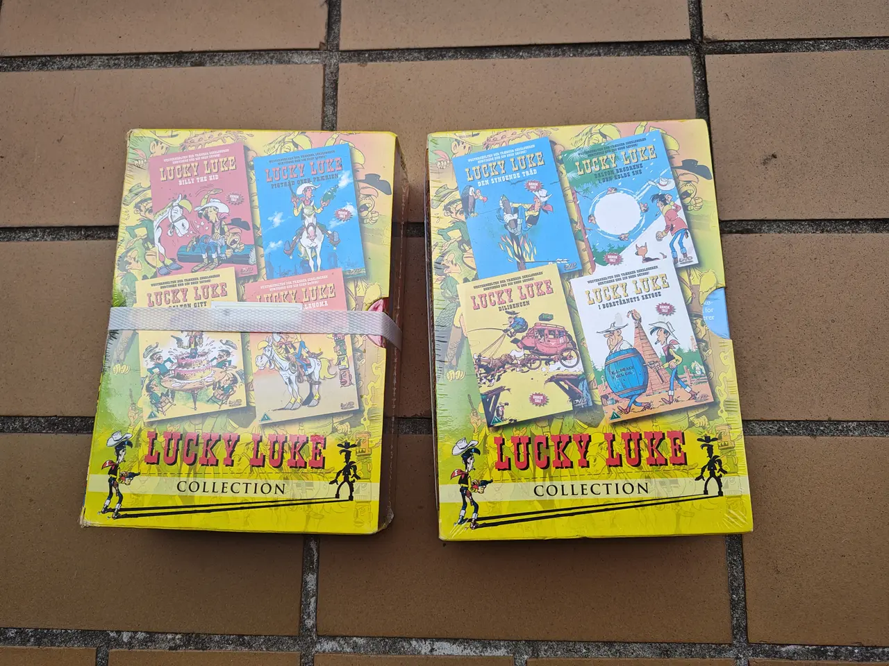 Billede 2 - 2 stk Lucky Luke Boks sæt med Lucky Luke 1-8