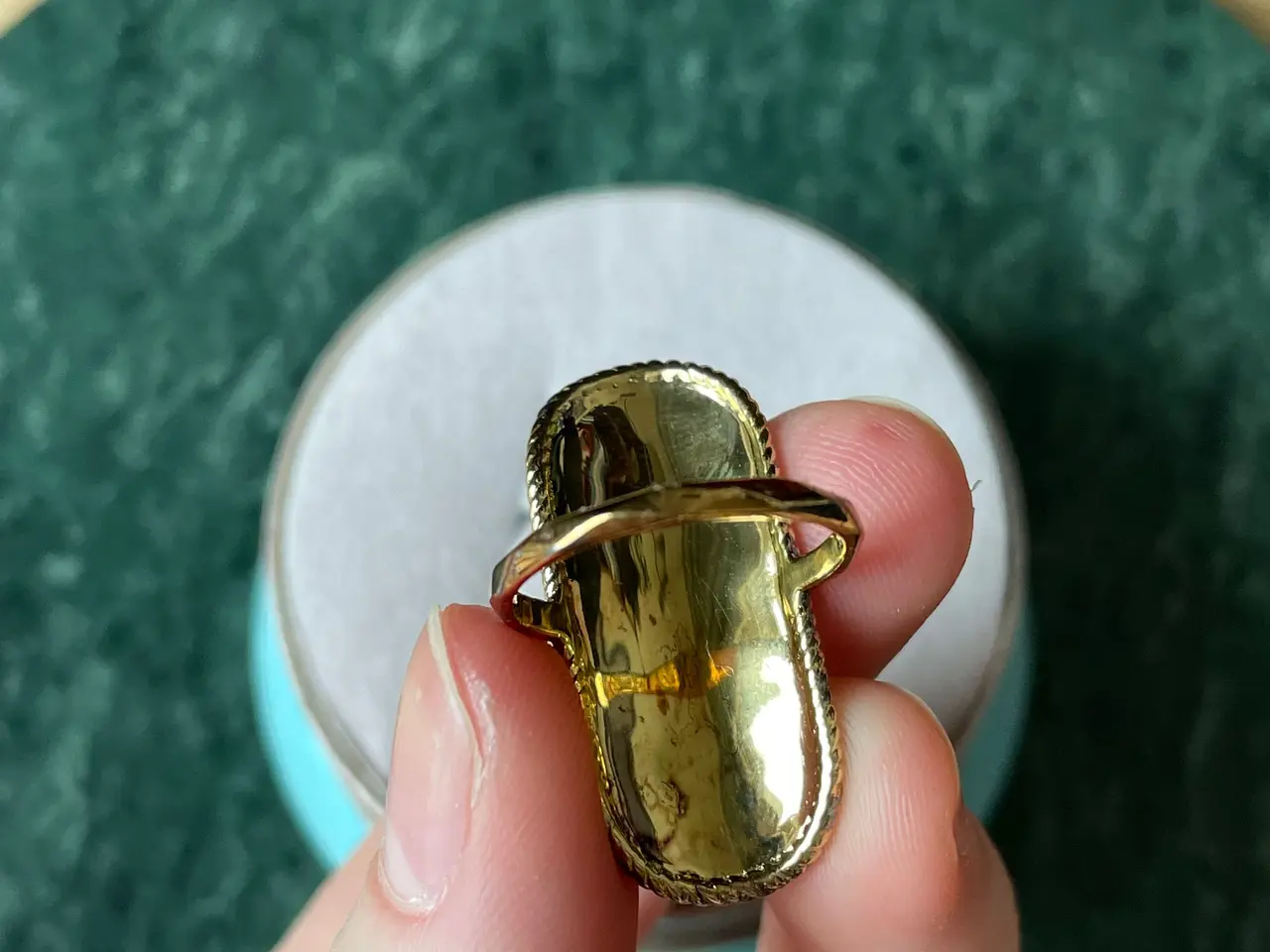 Billede 6 - Carré Jewellery forgyldt ring