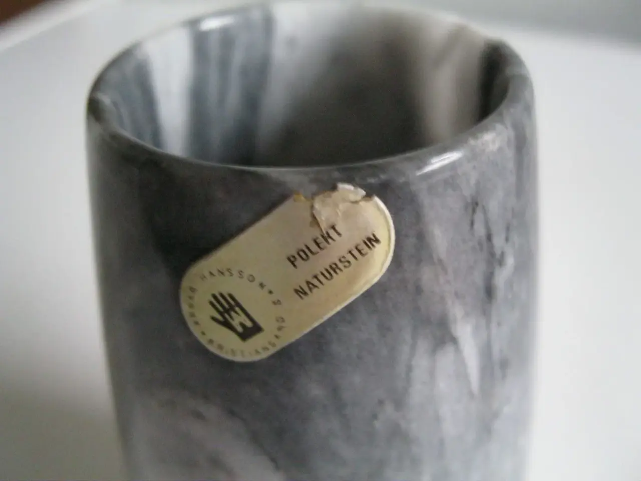 Billede 4 - Marmor-vase (poleret natursten)