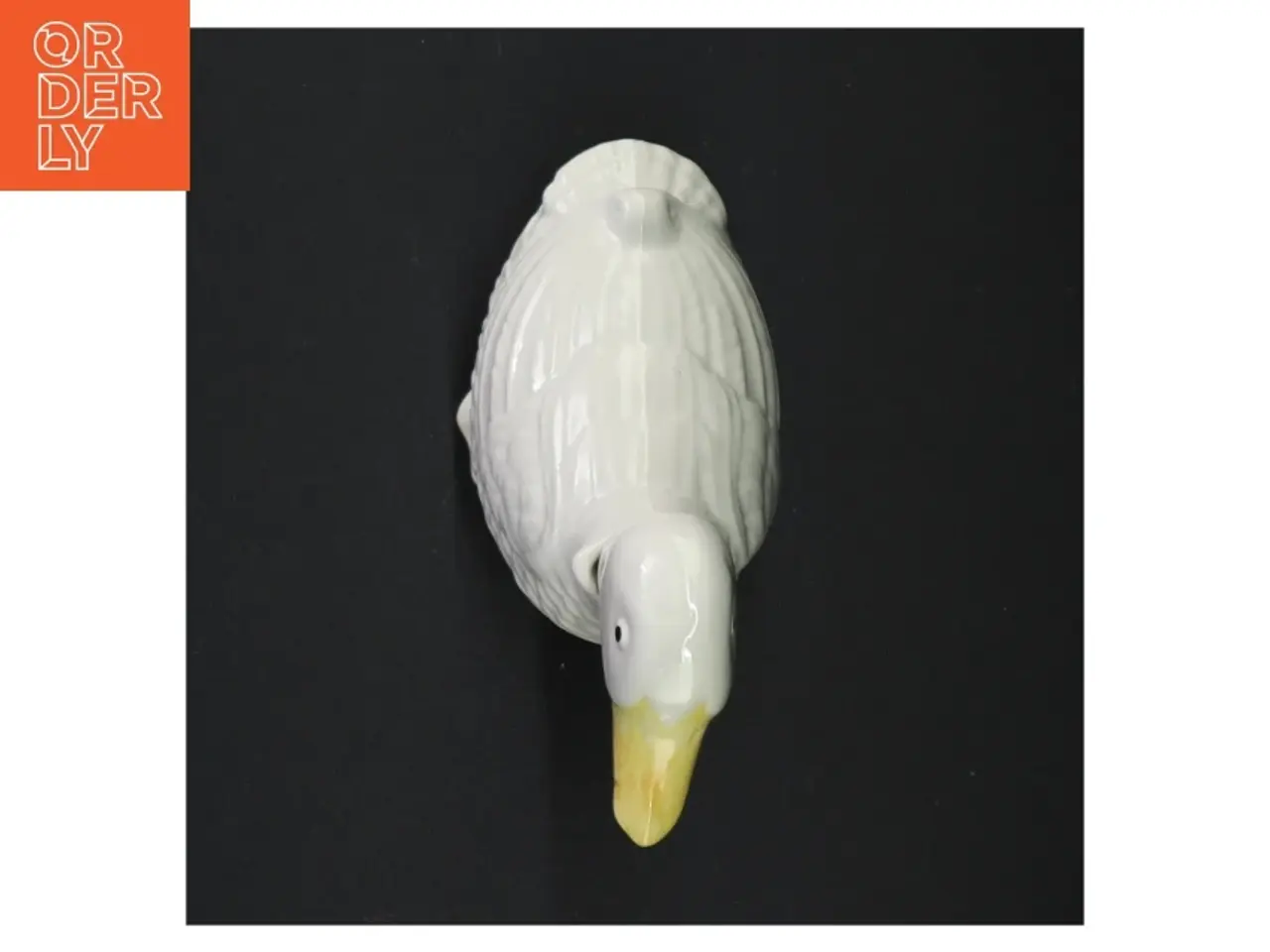 Billede 3 - Porcelæns ande flaske med prop