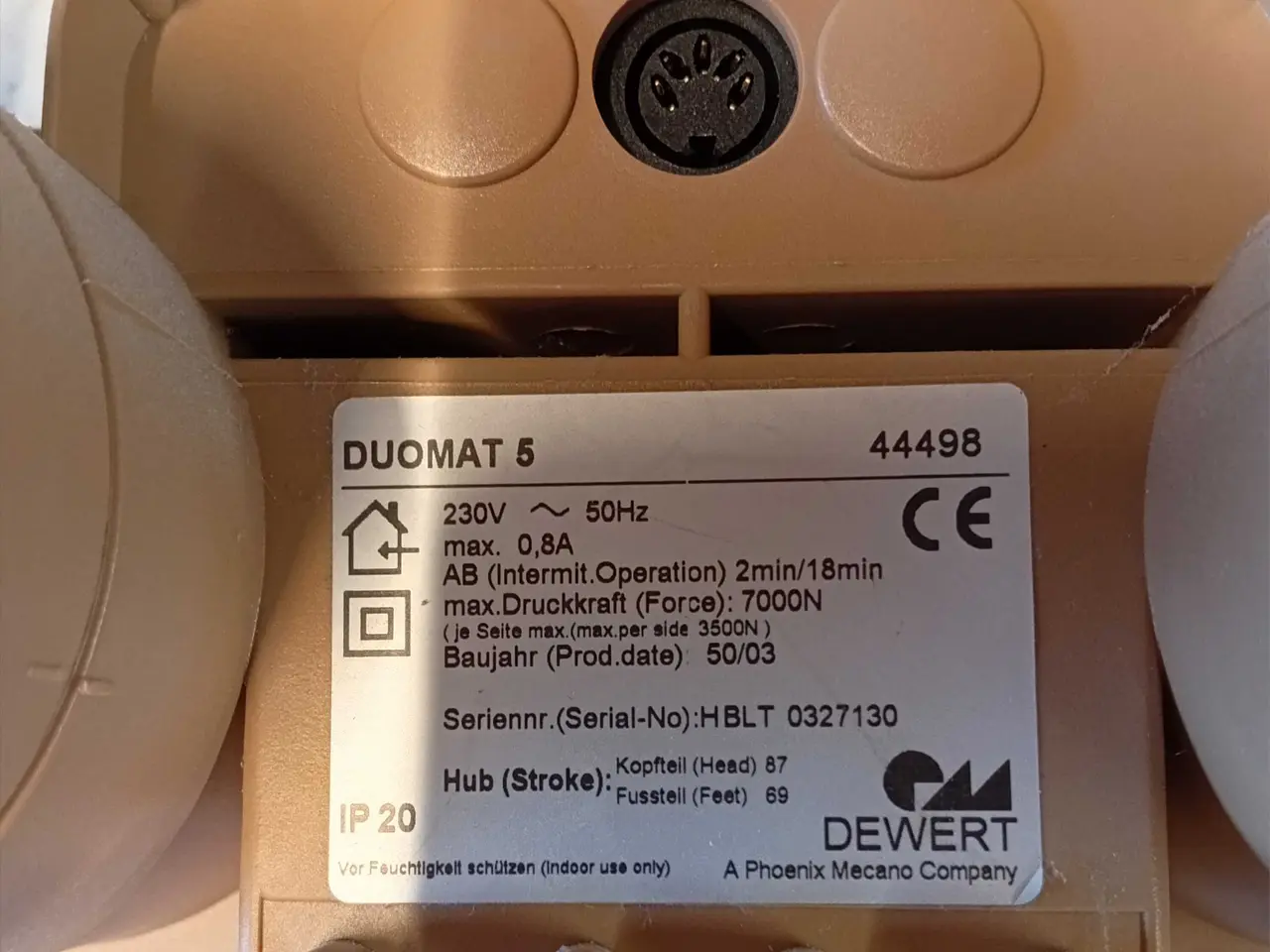 Billede 3 - Motor til elevationsseng