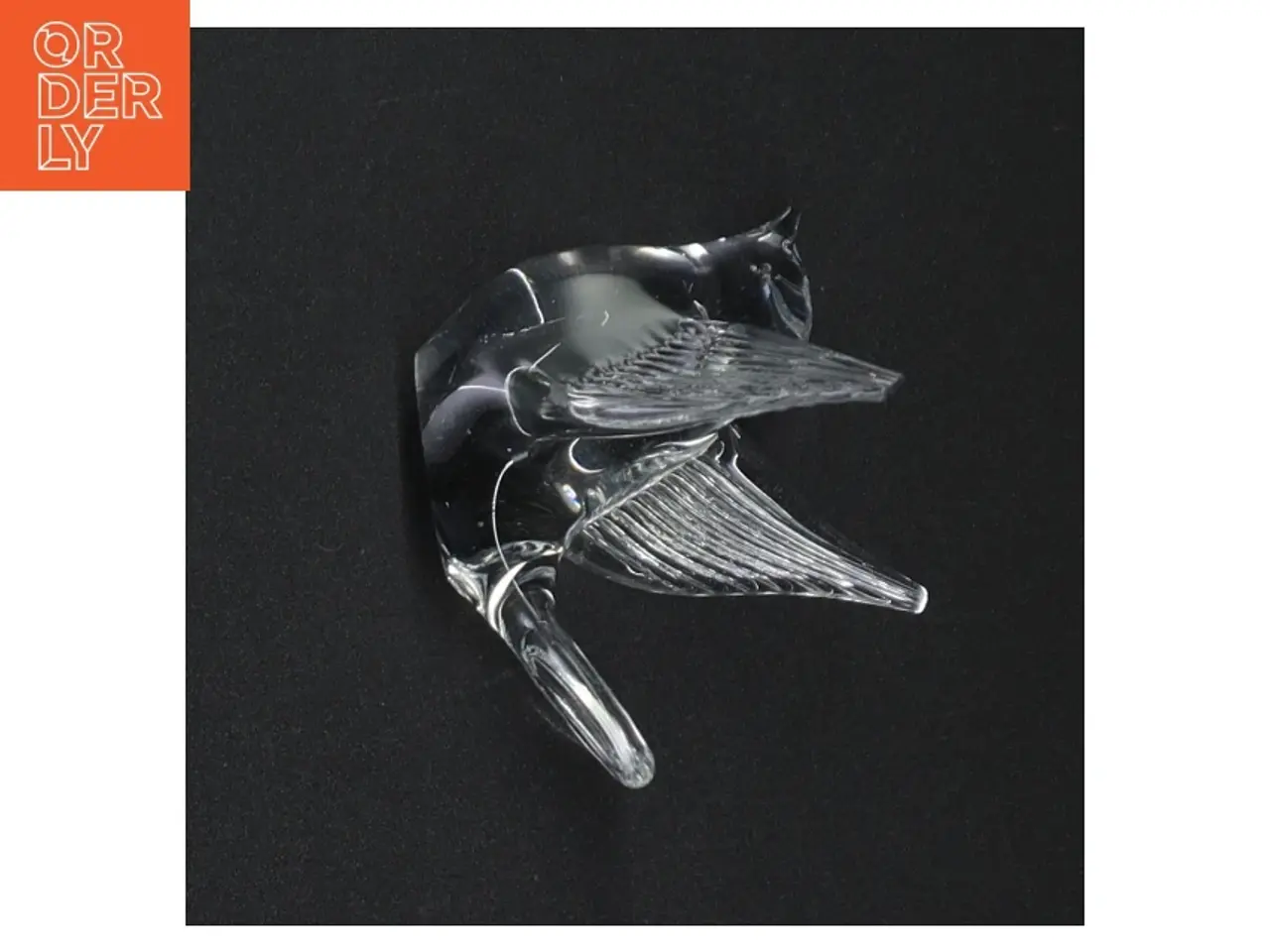 Billede 4 - Glasfugl figur (str. 7 x 9 x 7 cm)