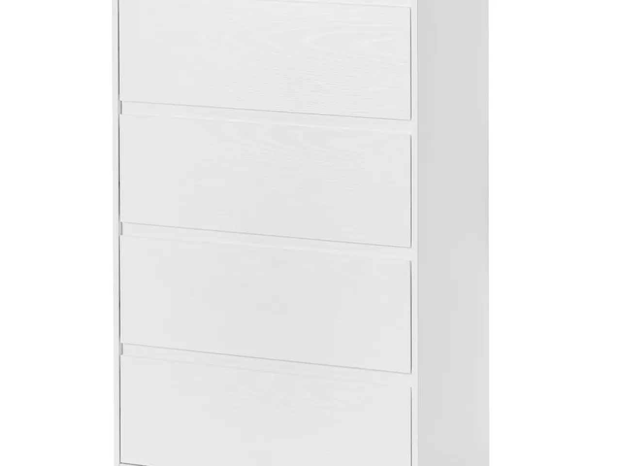 Billede 1 - Kommode med 4 skuffer - hvid, 40 x 60 x 97,4 cm