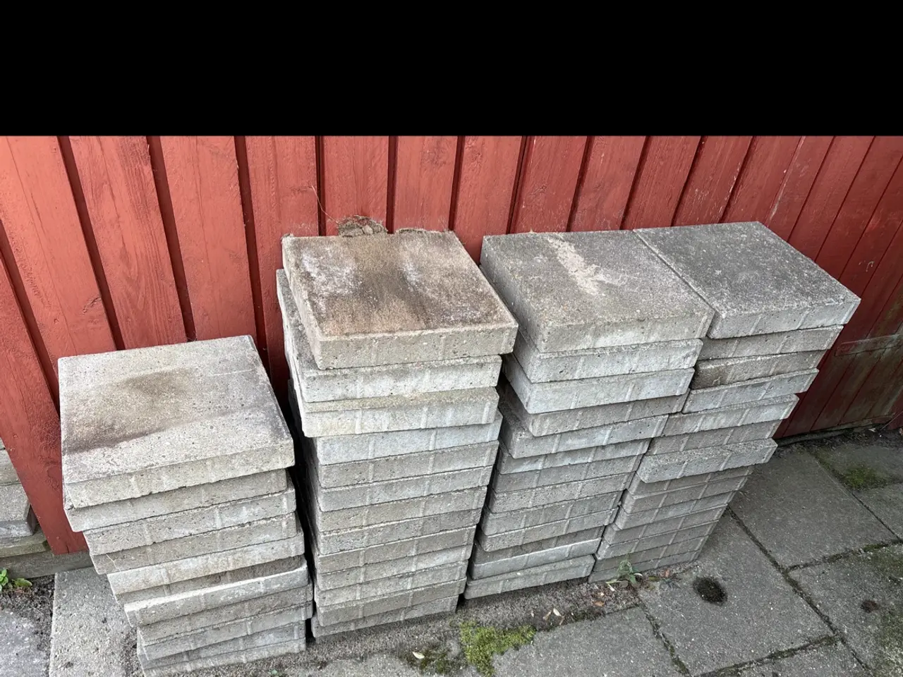 Billede 2 - Gratis betonfliser, grå, 30x30x5