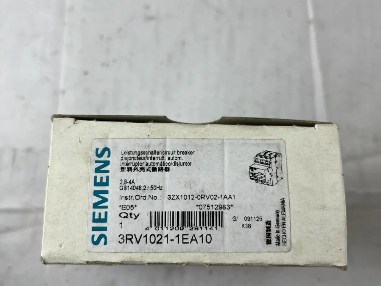 Billede 2 - Siemens 3RV1021‑1EA10 SIRIUS Motor Protection 10