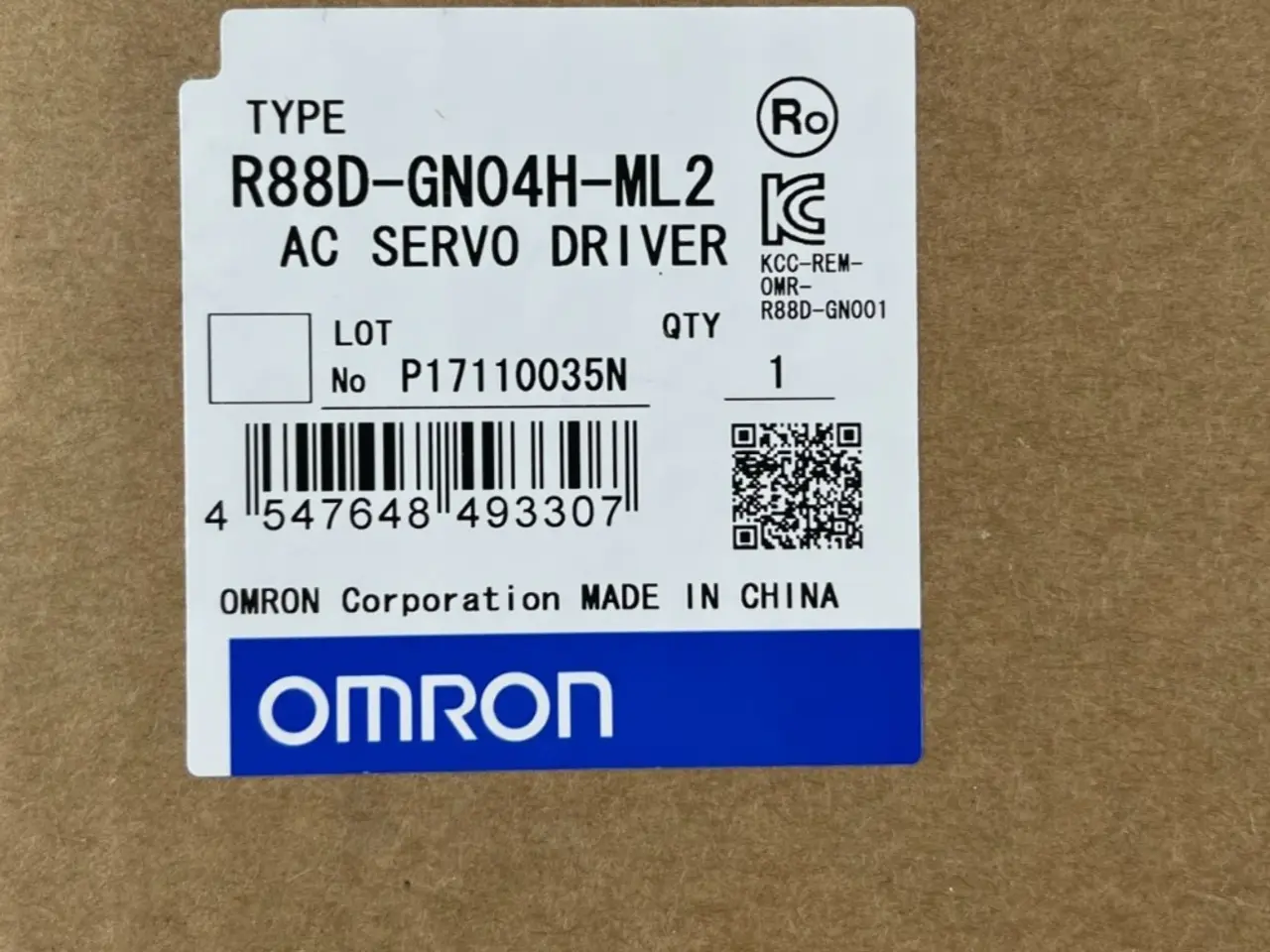 Billede 1 - Omron R88D-GN04H-ML2 AC Servo Driver 400W 200–240V