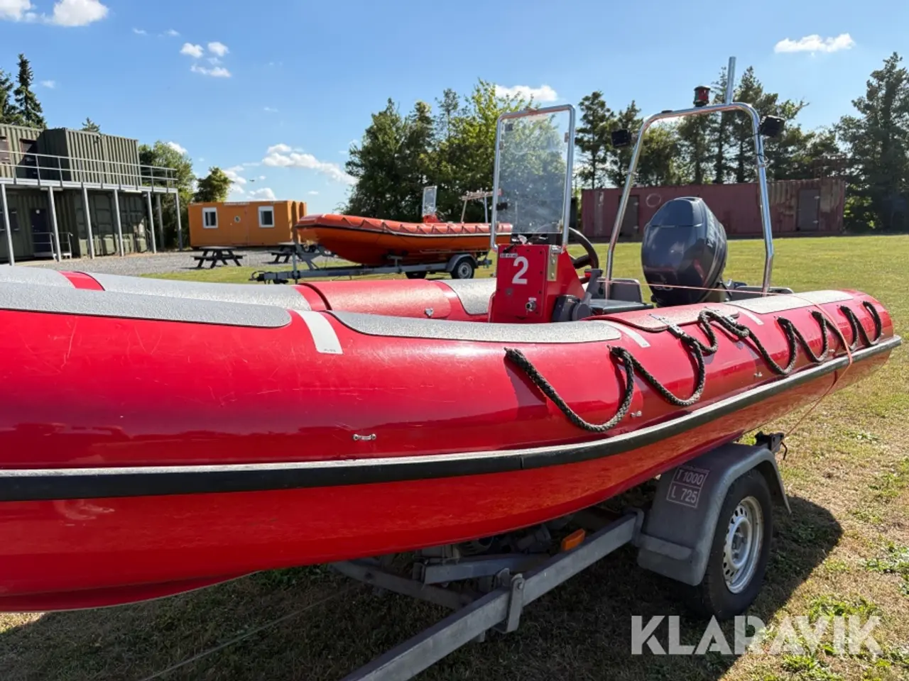 Billede 10 - MOB-båd med påhængsmotor & Brenderup bådtrailer