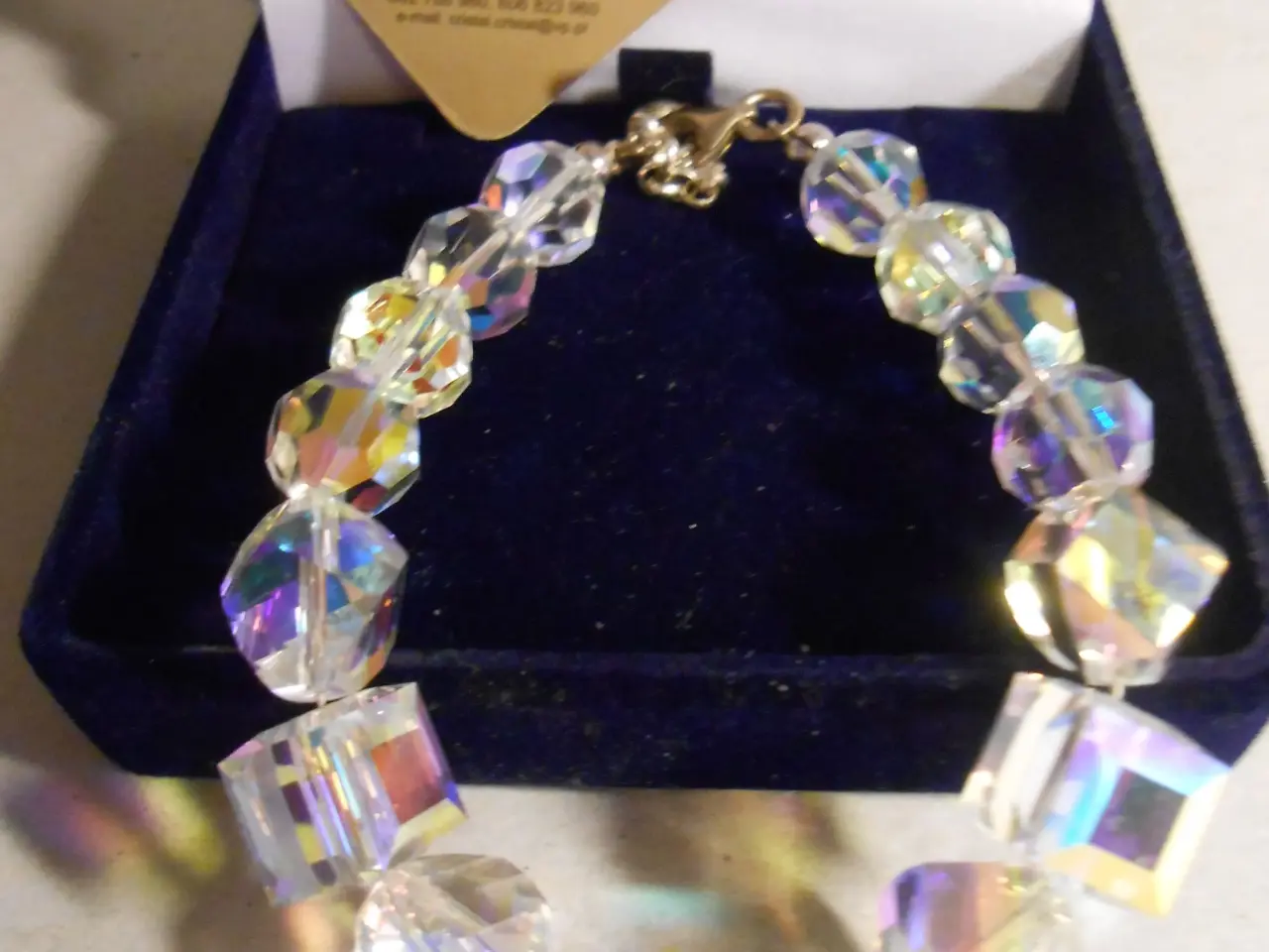 Billede 12 - Regulerbar Swarovski Cristal og Sølv Ring.