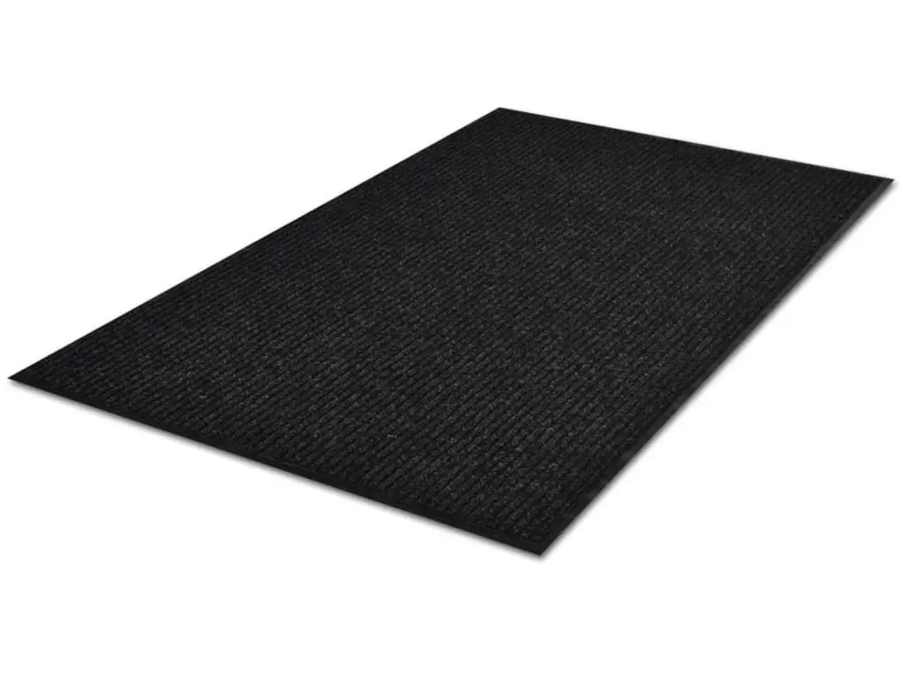 Billede 4 - Dørmåtte - sort 90 × 150 cm med skridsikker PVC-bagside