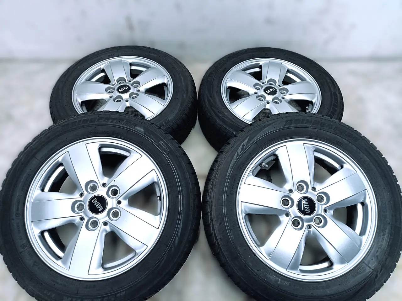 Billede 3 - 5x112 15" ET46 nav 66,6ø MINI vintersæt inkl.TPMS