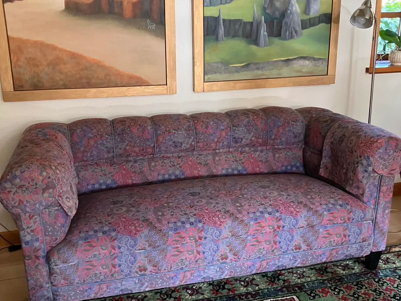 Billede 2 - Chesterfieldmøbler bestående af sofa og 2 lænestol