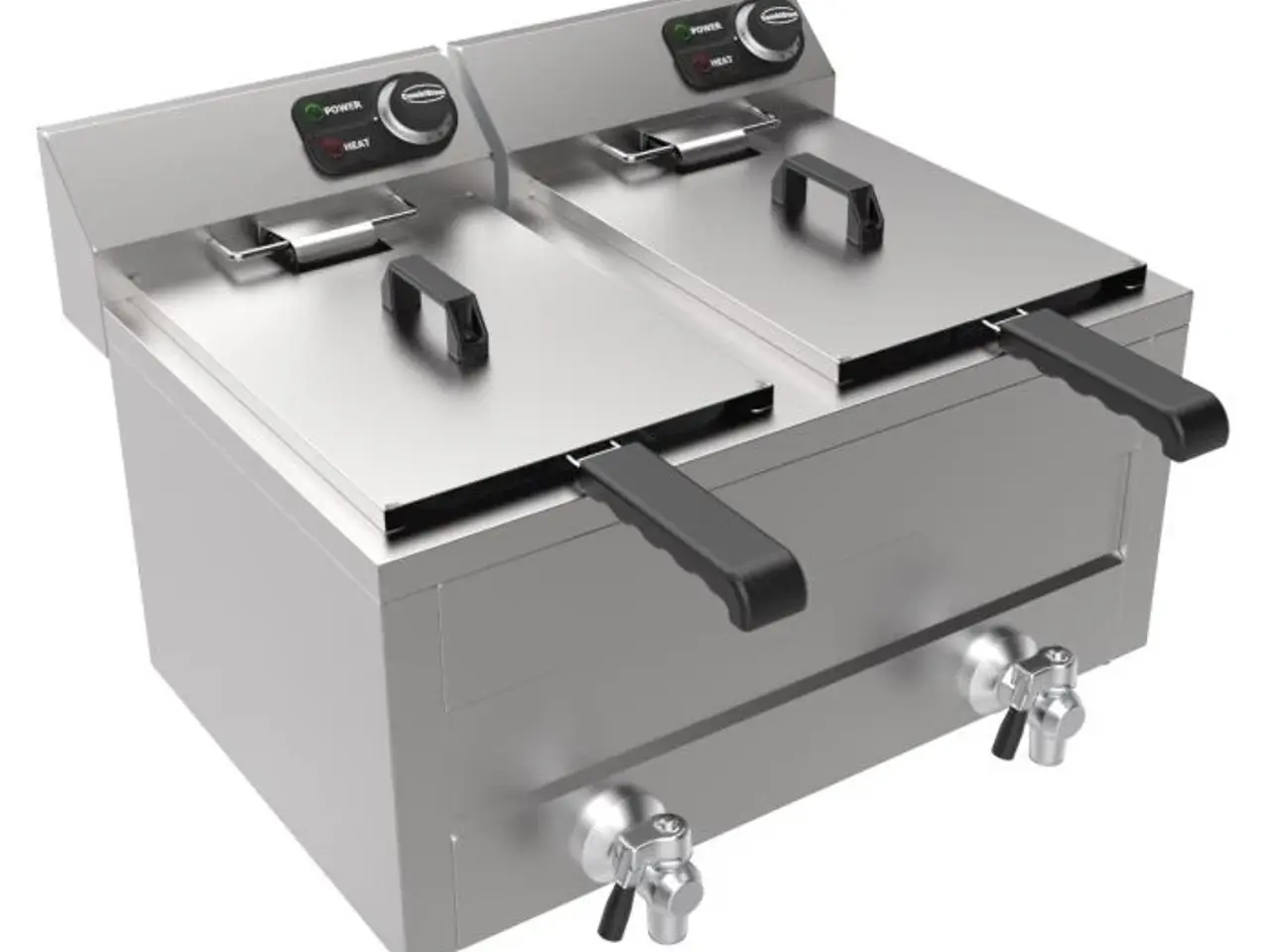 Billede 1 - Elektrisk Friture 2x 8 L – 2x 3kW – 230V