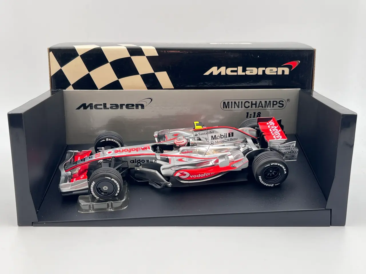 Billede 1 - 2008 Mercedes-McLaren MP4/23 #23 Formel 1 - 1:18
