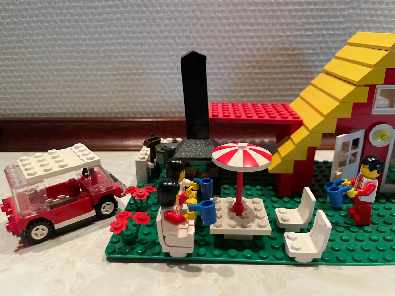 Billede 3 - Legoland 1472. Feriebolig med 4 minifigurer