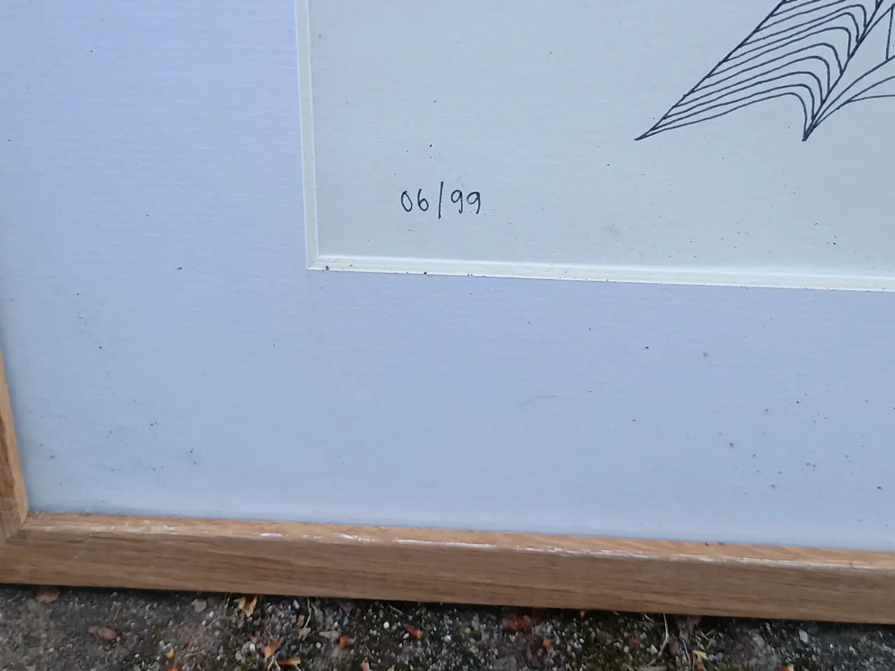 Billede 4 - Nummereret og signeret litografi.