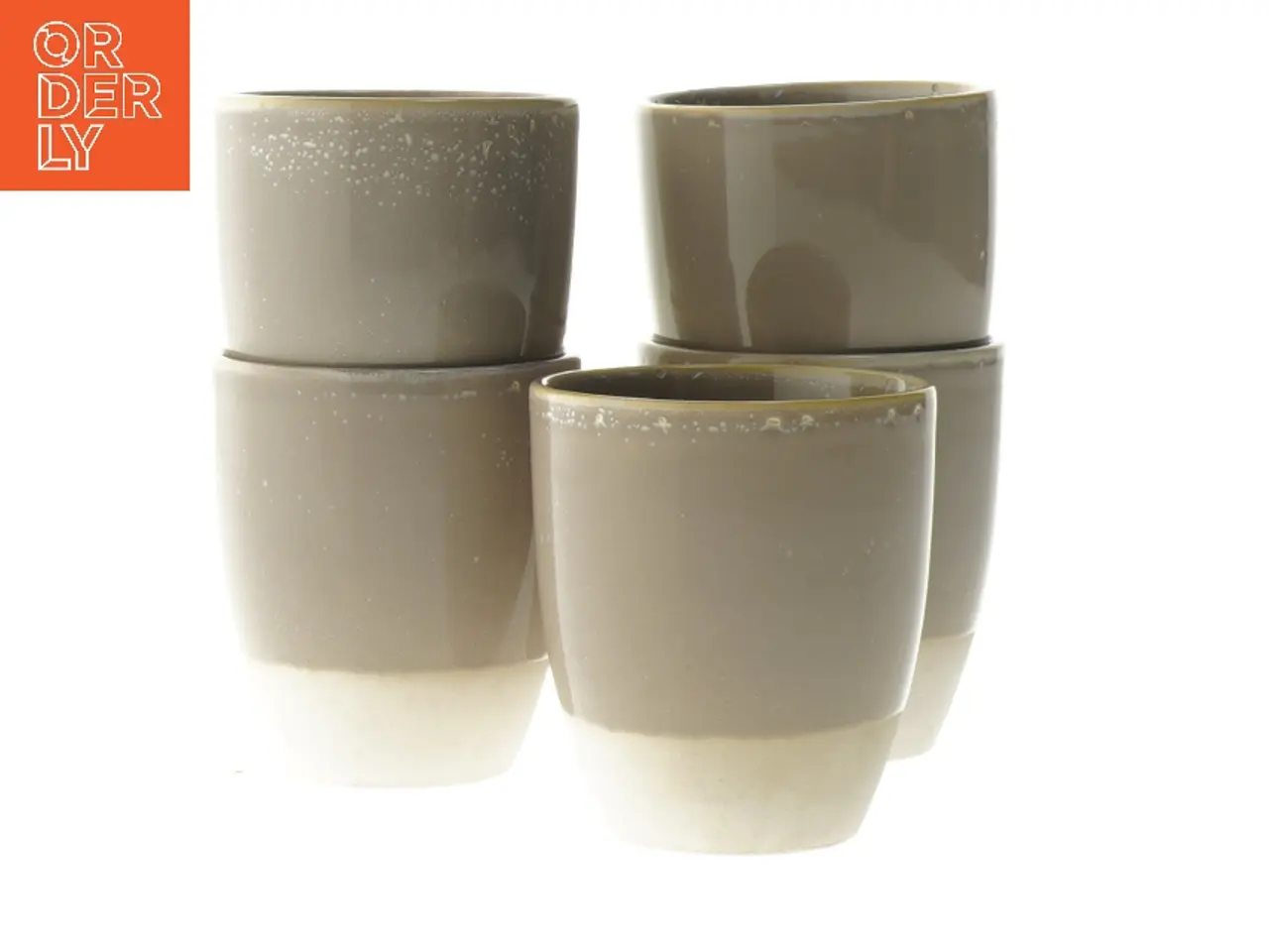 Billede 1 - Sæt af keramiske kopper (str. 8 cm)