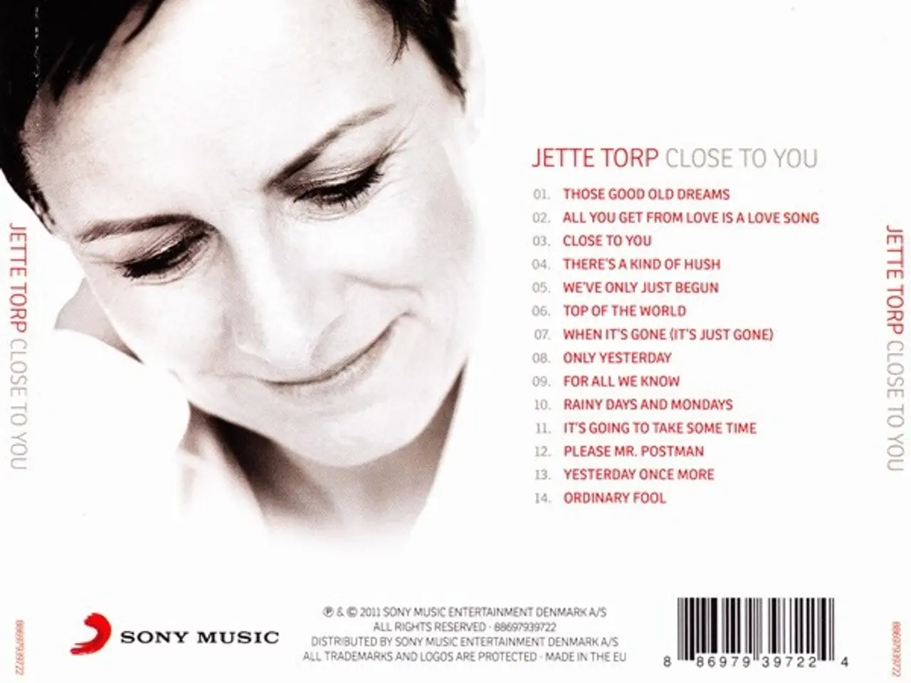 Billede 2 - Jette Torp – Close To You: 14 Enestående… – CD