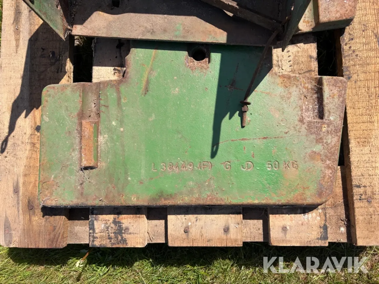 Billede 6 - Vægtklodser John Deere 5 styk x 50 kg