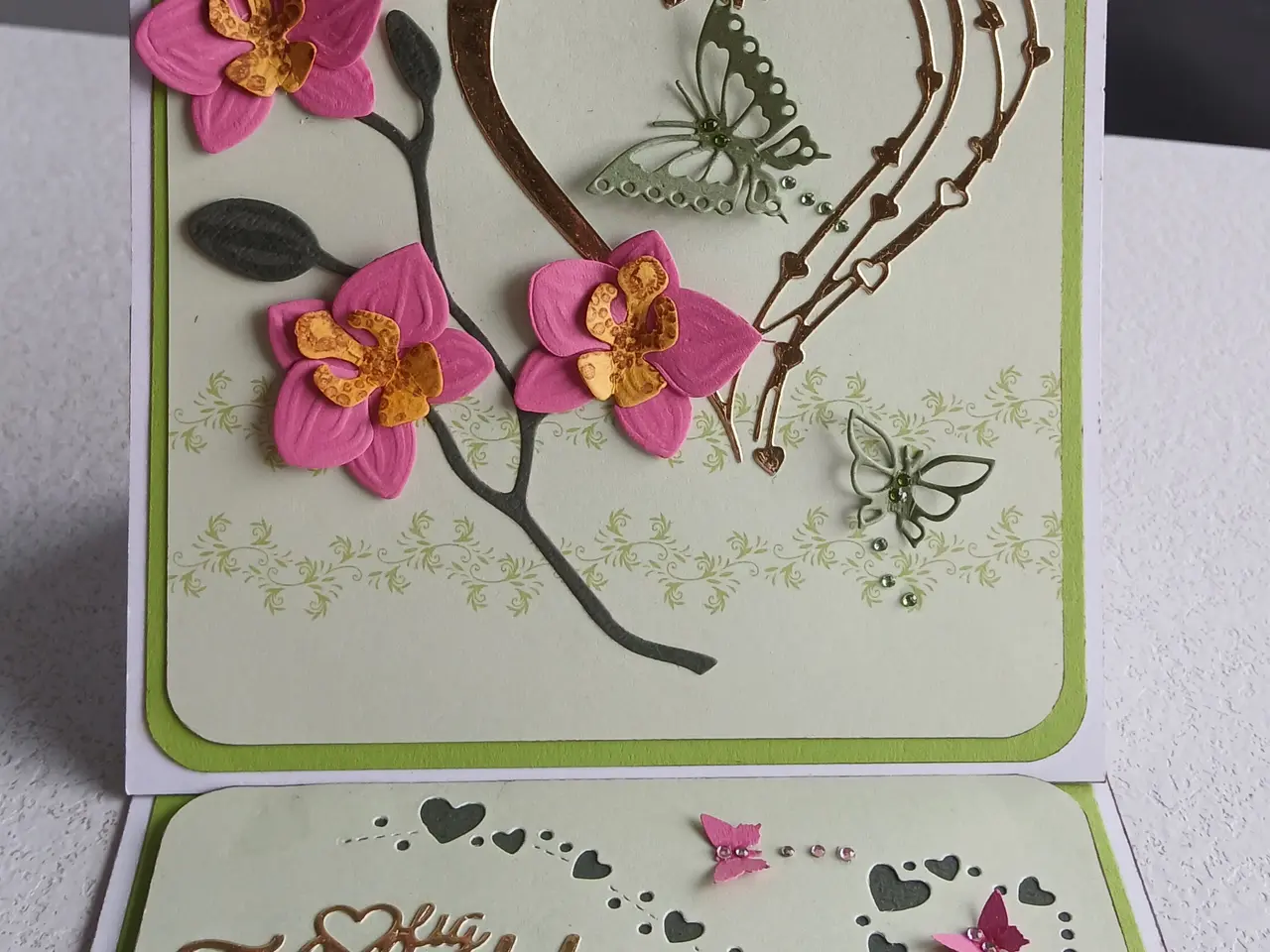 Billede 4 - Kort med blomster på sælges