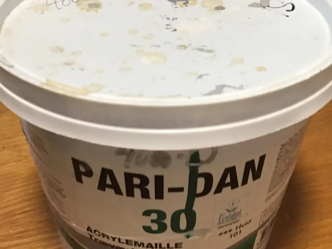 Billede 1 - 3 liter grå/ beige indendørs træmaling