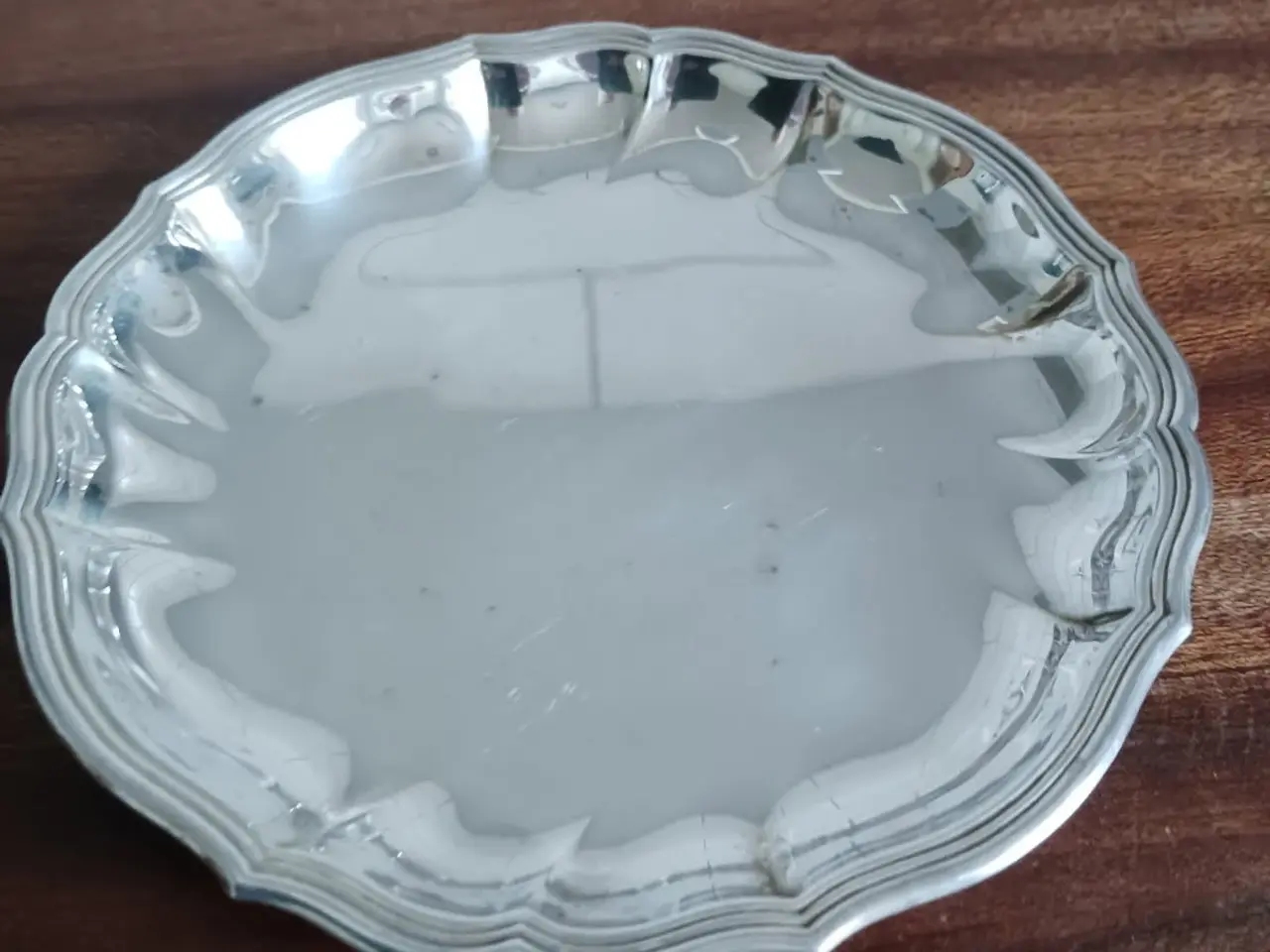 Billede 1 - Flaske/glas bakke plet sølv