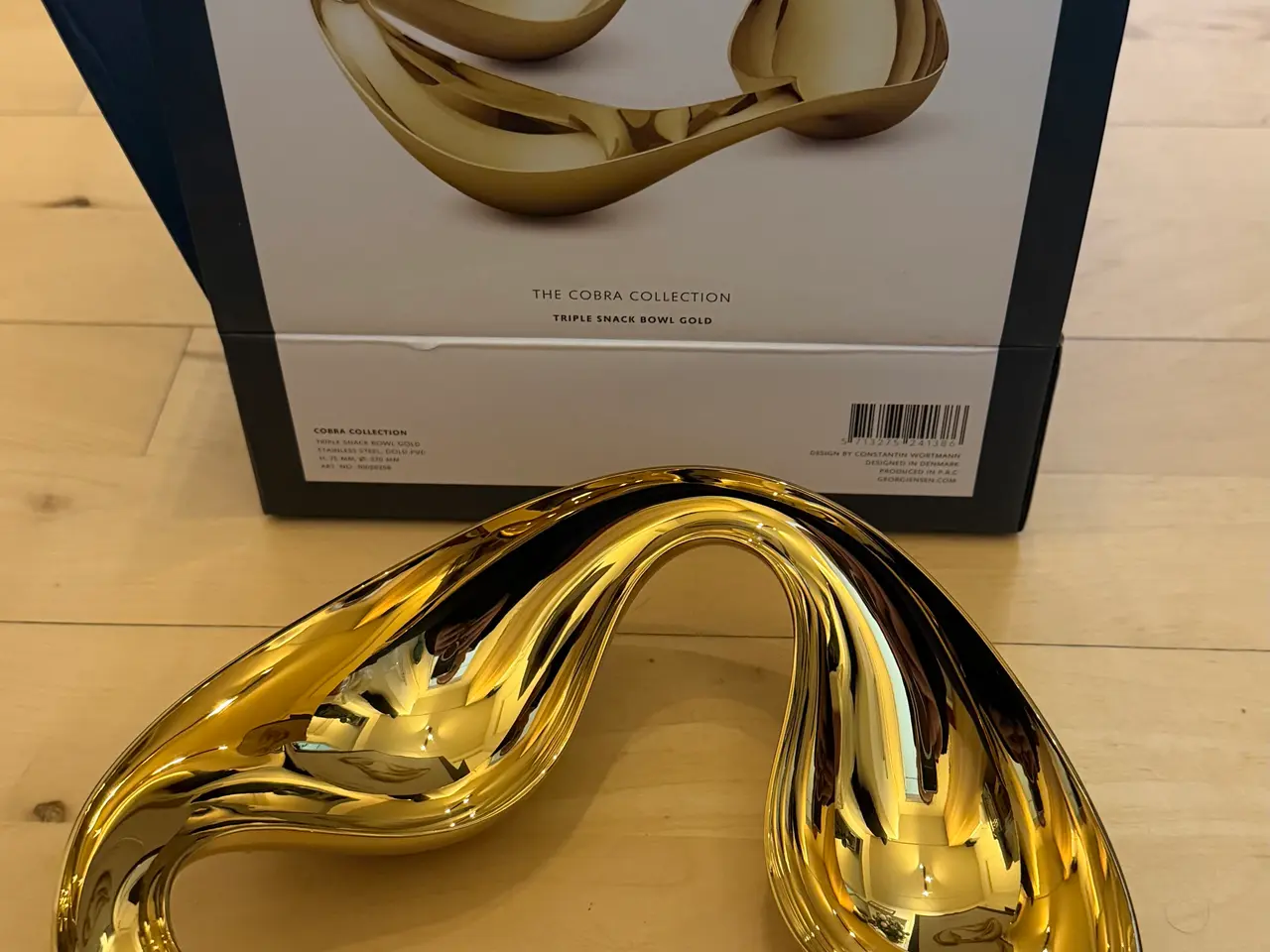 Billede 1 - Georg Jensen Cobra Snack Bowl Gold