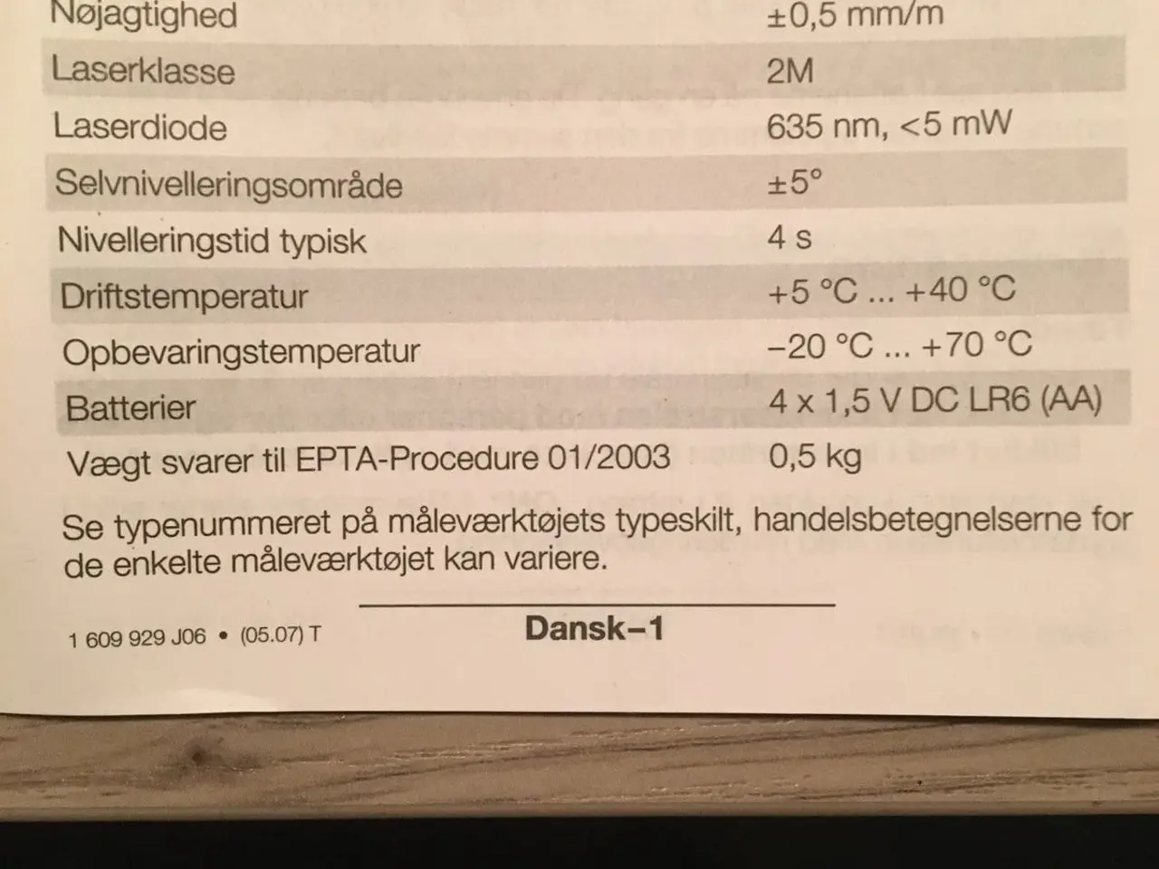 Billede 3 - Krydslinjelaser KUN UDLEJNING