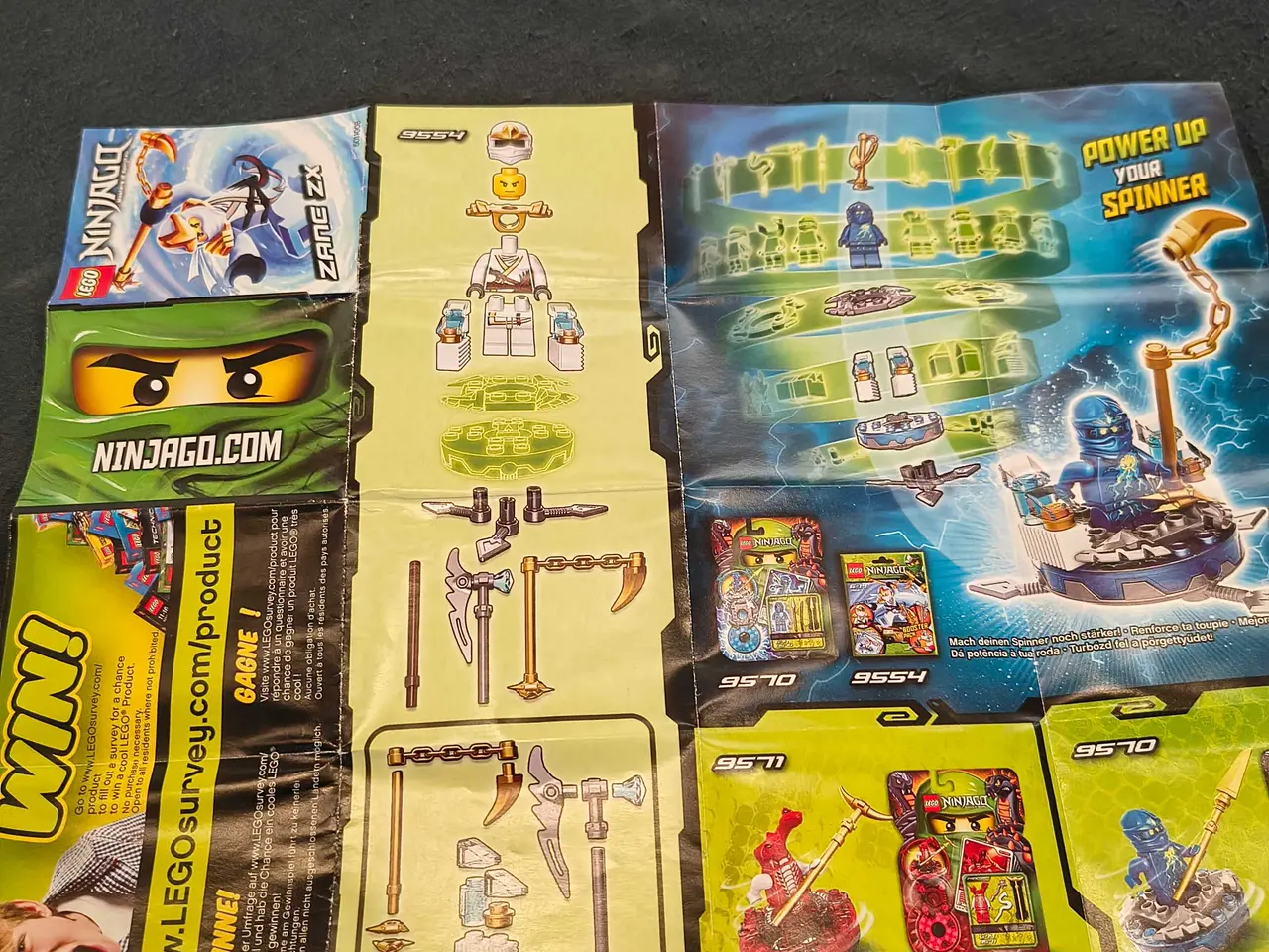Billede 7 - LEGO Ninjago: Zane ZX spinner-sæt (9554)