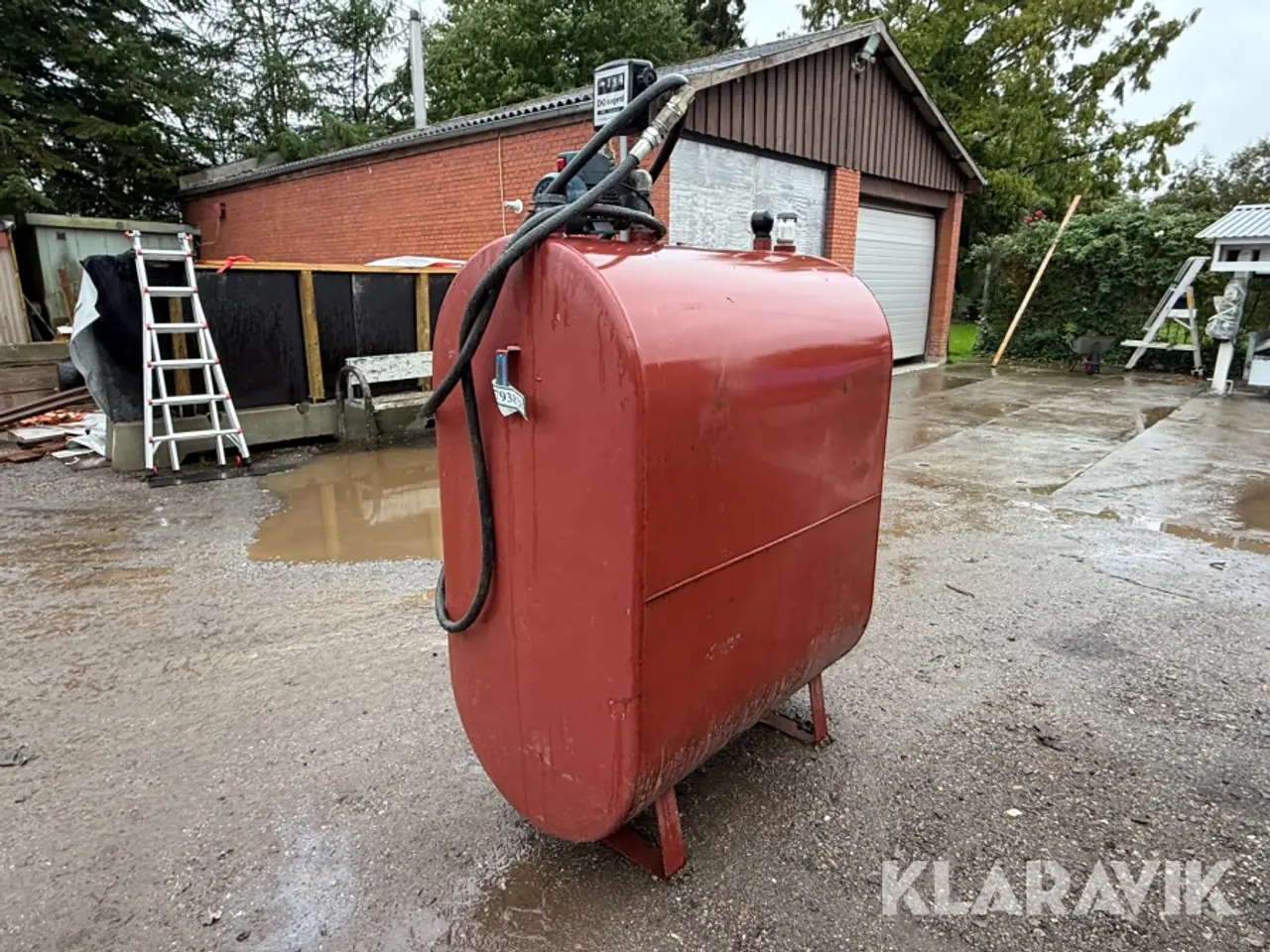Billede 1 - Dieseltank Roug Steel Tank Å 200 med pumpe, 1 styk