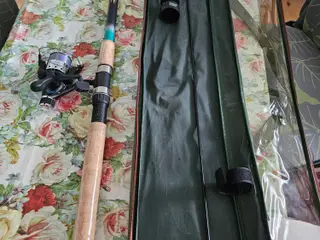 Fiskestang med fiskehjul