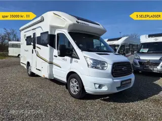 2019 - Benimar Tessoro 483 solceller. batteri. markise.duo control. tv. KUN 29,000 km.