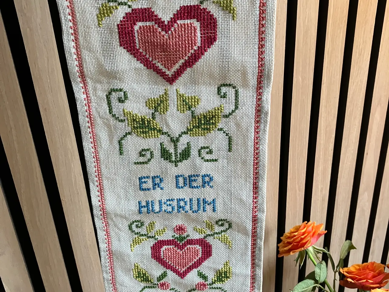 Billede 3 - Vintage klokkestreng med tekst