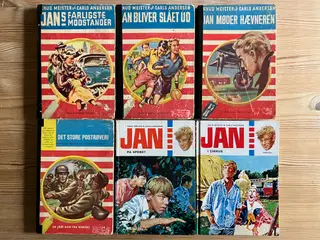 NEDSAT: 35 gamle JAN bøger